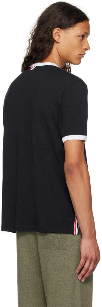 Thom Browne Navy Ringer T-Shirt 3