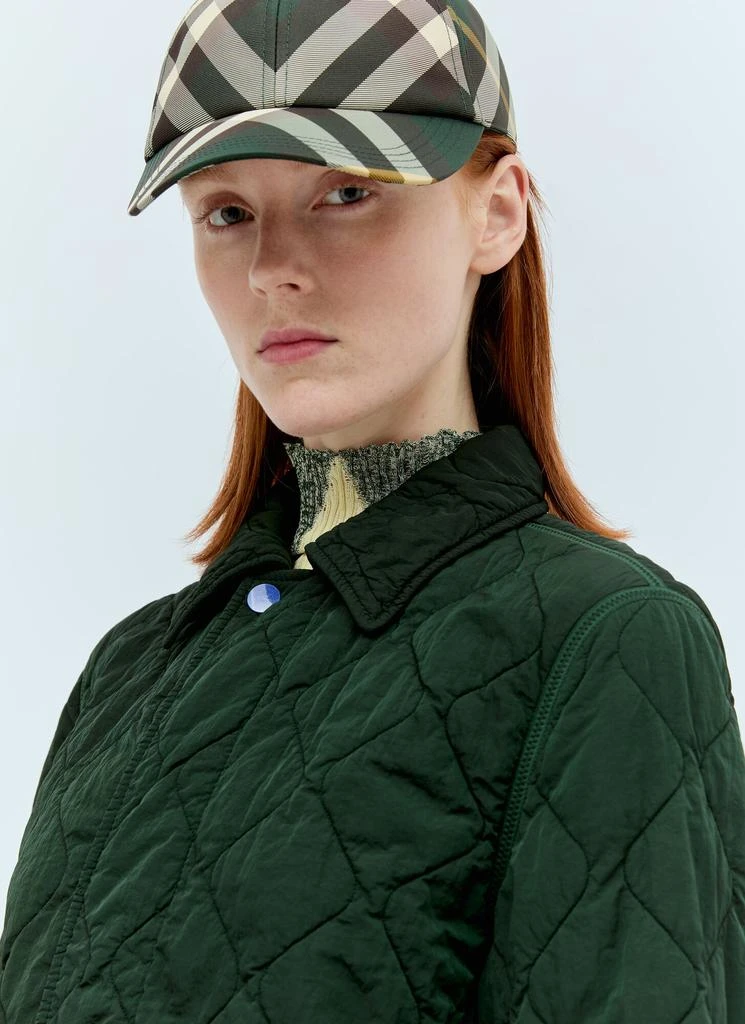 Burberry hort Quilted Car Coat 2