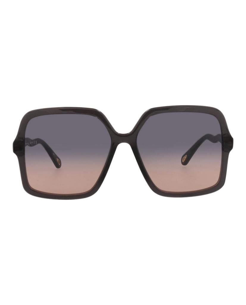 Chloé Square-Frame Bio Acetate Sunglasses