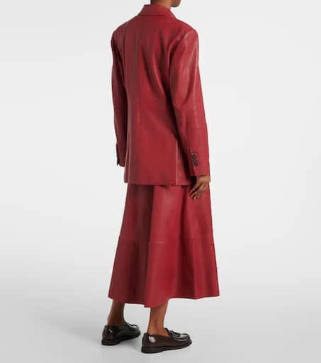 Brunello Cucinelli Leather Blazer 3