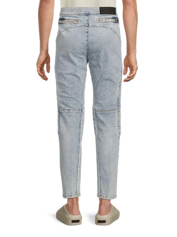 Balmain Ribbed Paneled Jeans 2