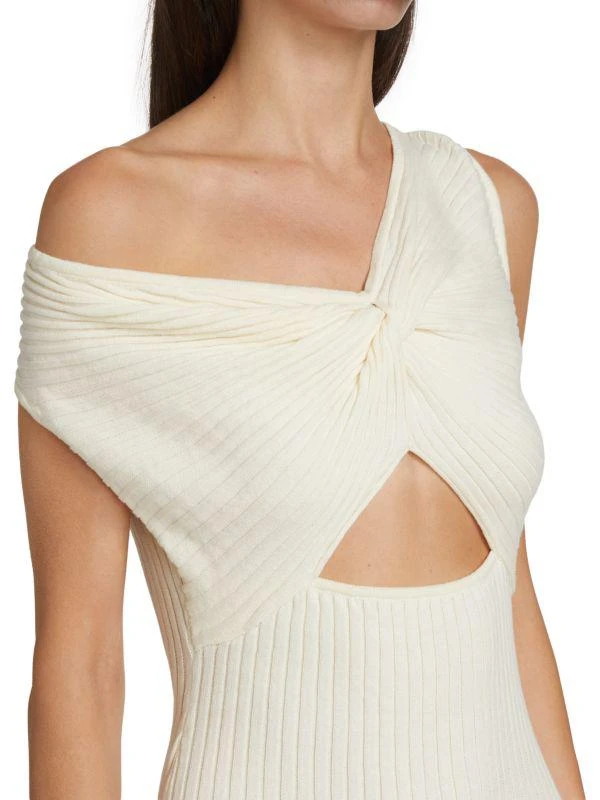 Anna Quan Zali One-Shoulder Minidress 4