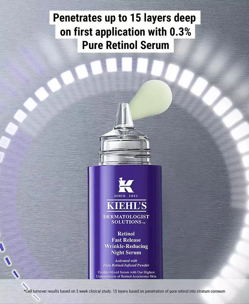 Kiehl's Since 1851 Retinol Fast Release Wrinkle-Reducing Night Serum, 0.94 oz. 8