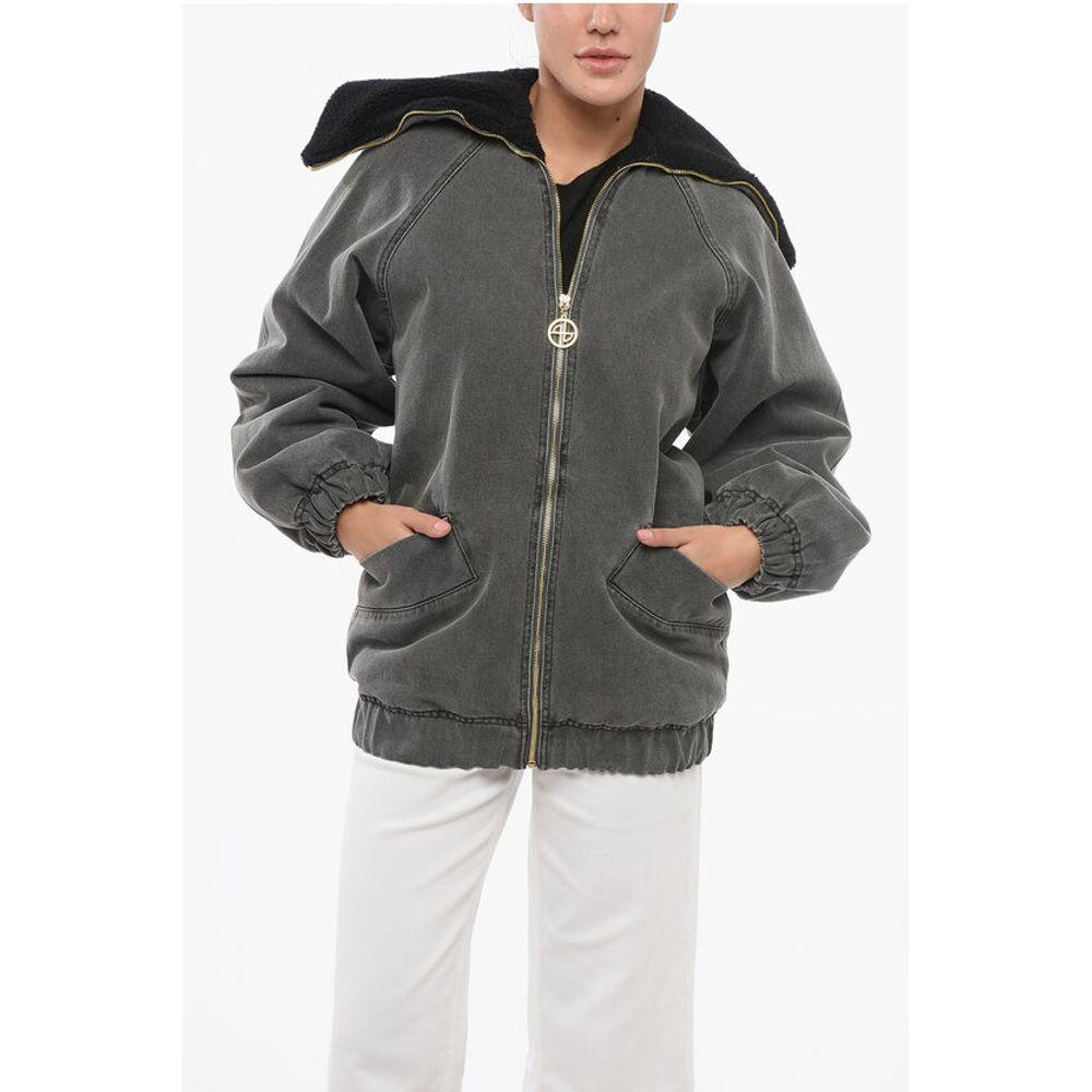 PATOU Oversized blue Jacket with Women's Padding