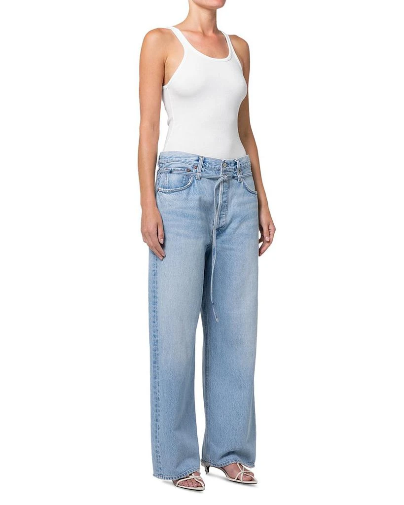 AGOLDE Emmi High Rise Wide Leg Jeans in Incline 7