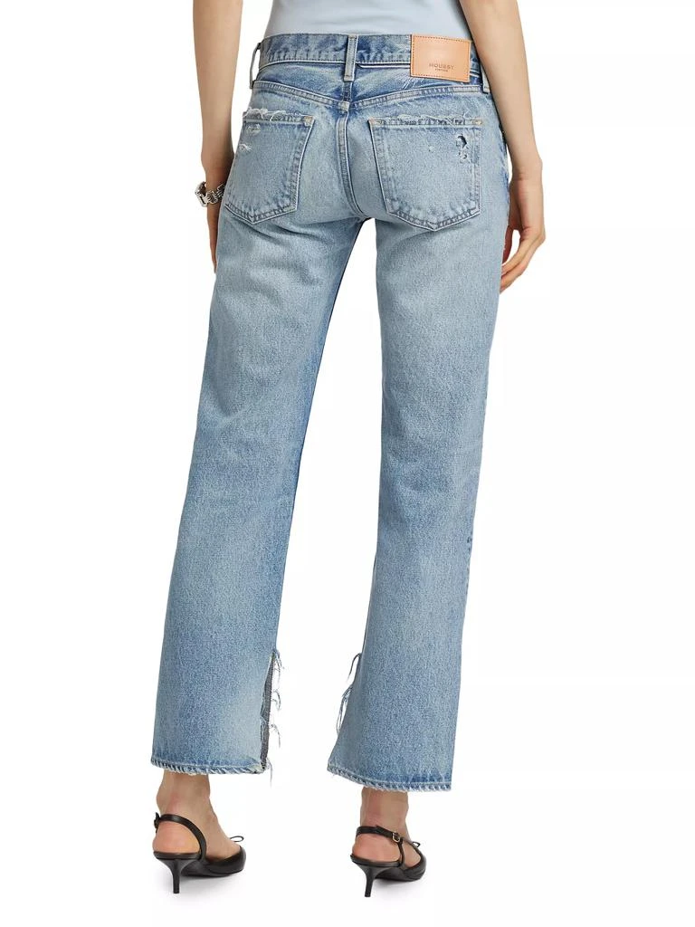 MOUSSY VINTAGE Aurantia Straight Low-Rise Jeans 5