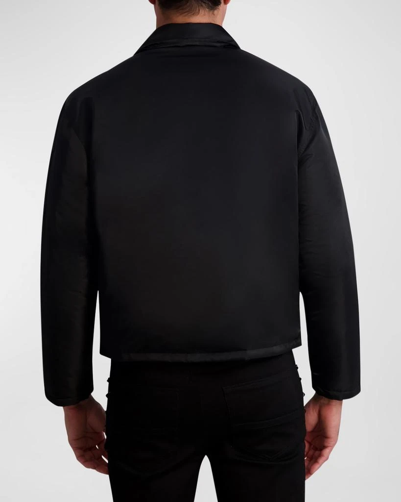 Karl Lagerfeld Paris Men's Cropped Down Shirt Jacket 4