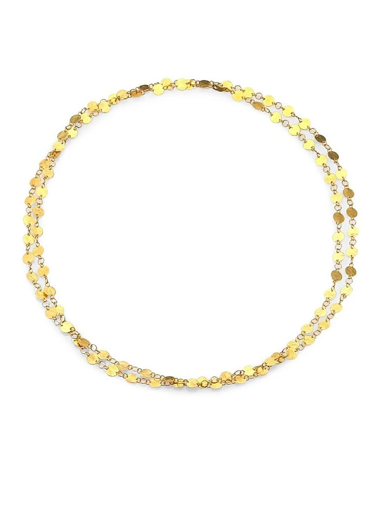 Gurhan Lush 24K Yellow Gold Long Flake Necklace 1