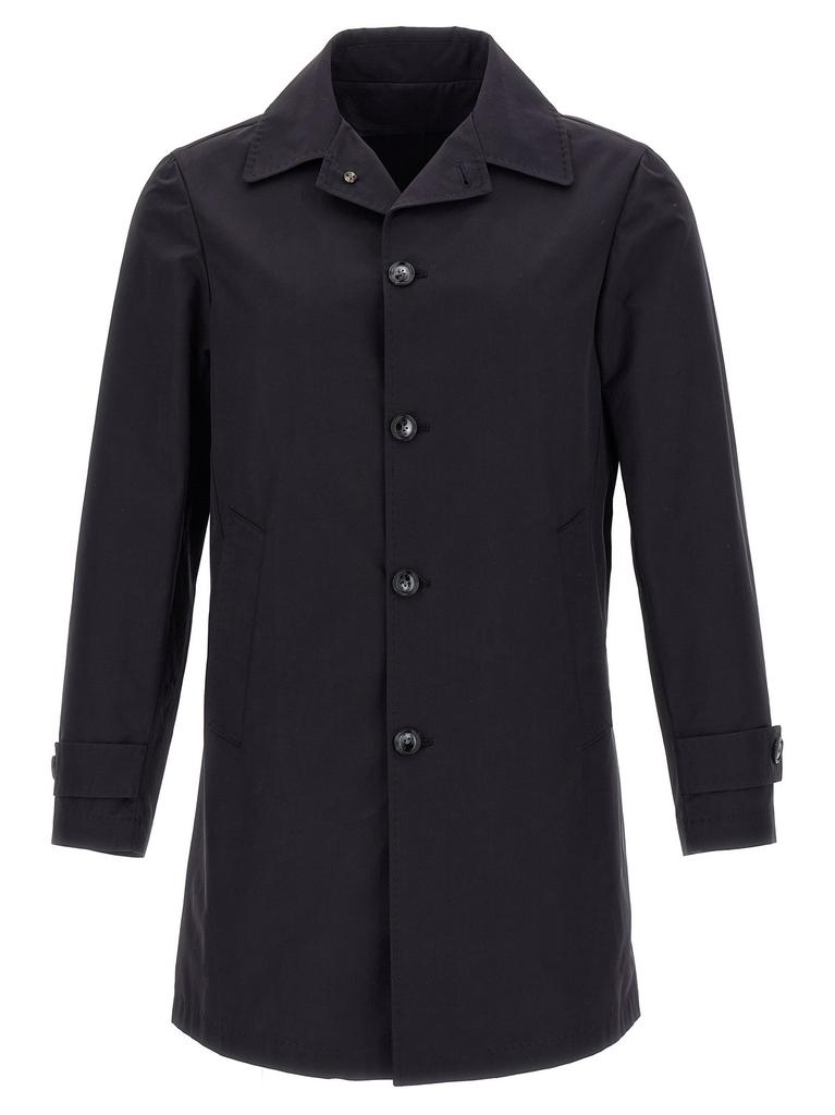 BARBA Barba Single Breasted Overcoat