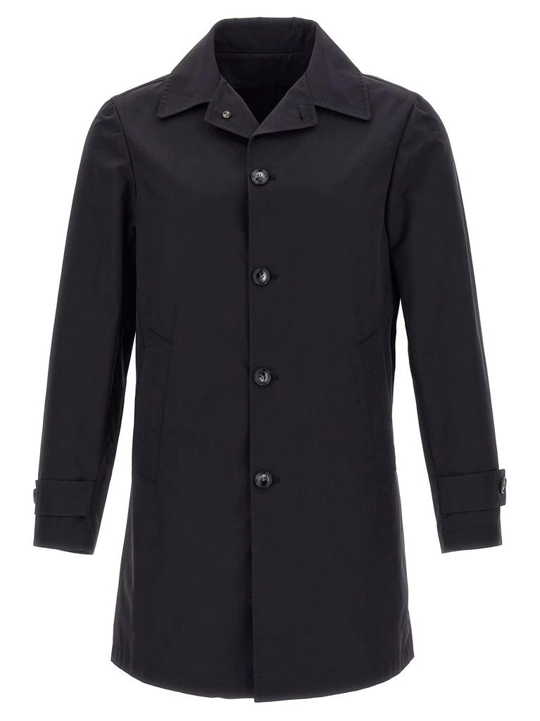 BARBA Barba Single Breasted Overcoat 1