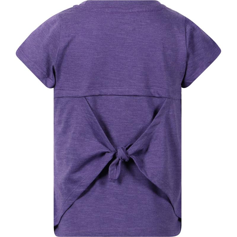 Hatley Roller skate logo t shirt in purple