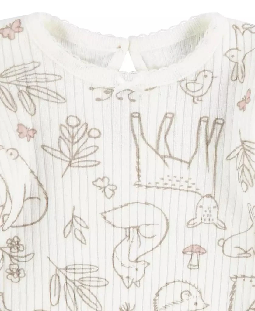 Huggies Baby Girls Sherpa Jacket, Bodysuit and Pants 3-Piece Set 6