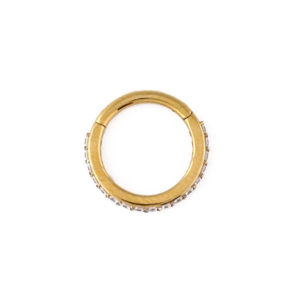 Orelia London Crystal Pavé Clicker Hoop 8mm