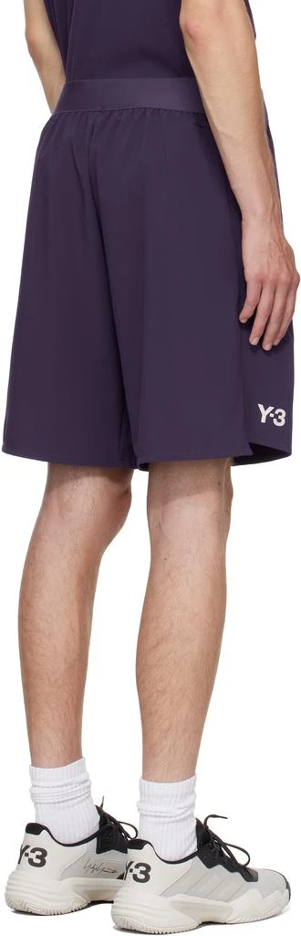 Y-3 Purple US Open Tennis Ergo Pro Shorts 3