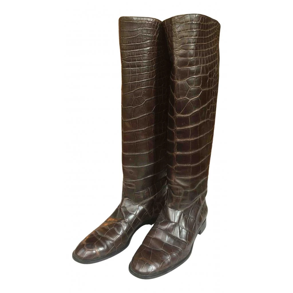 Celine Celine Leather riding boots 1