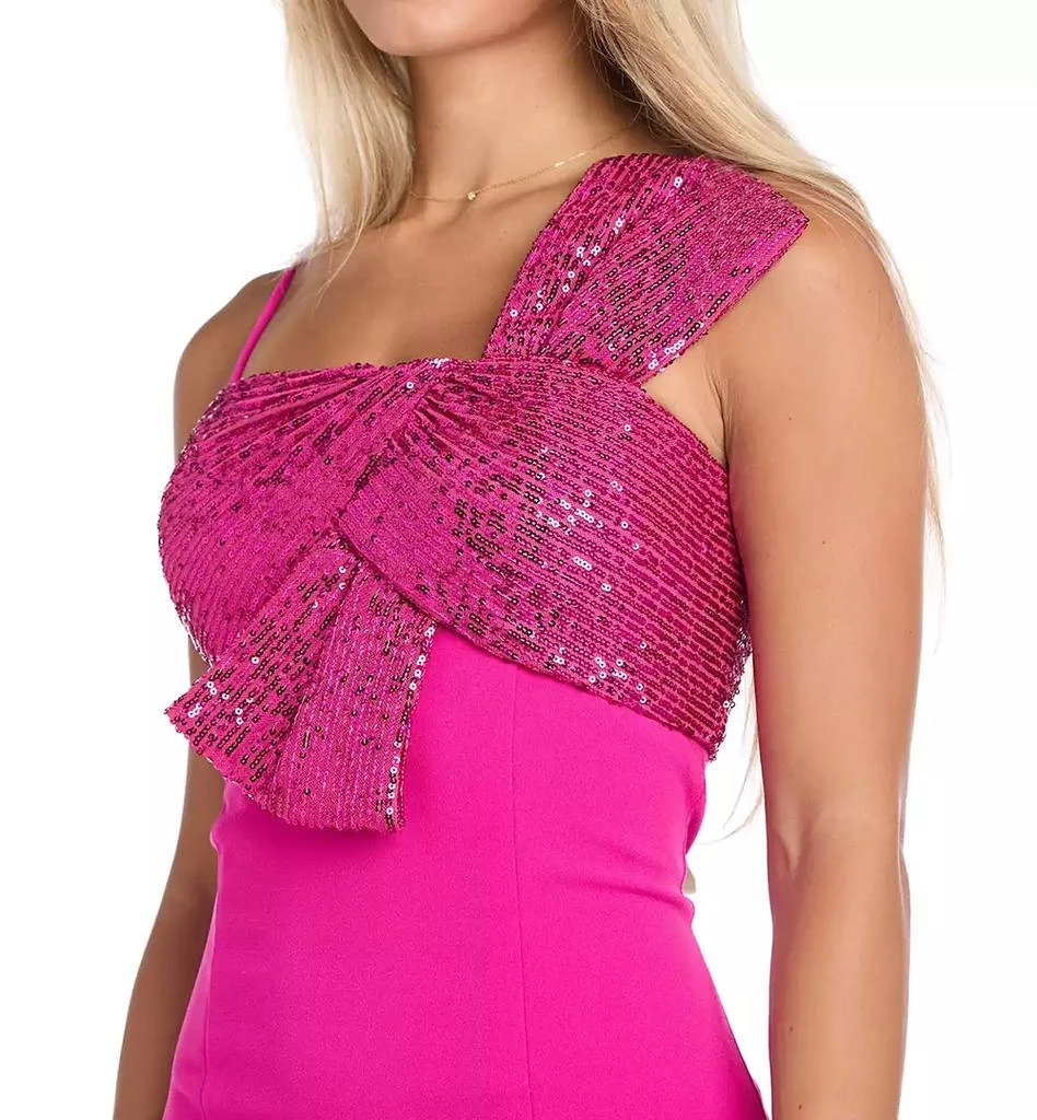 Morgan & Company Juniors' Sequin-Trim Square-Neck Sleeveless Gown 5