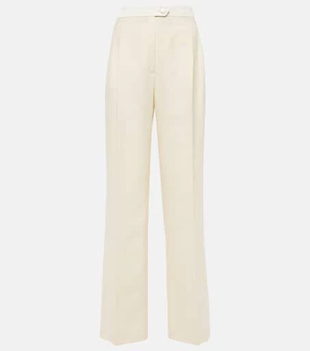 ETRO Cotton and wool straight pants 1