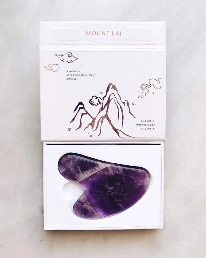 Mount Lai The Amethyst Gua Sha Facial Lifting Tool 2