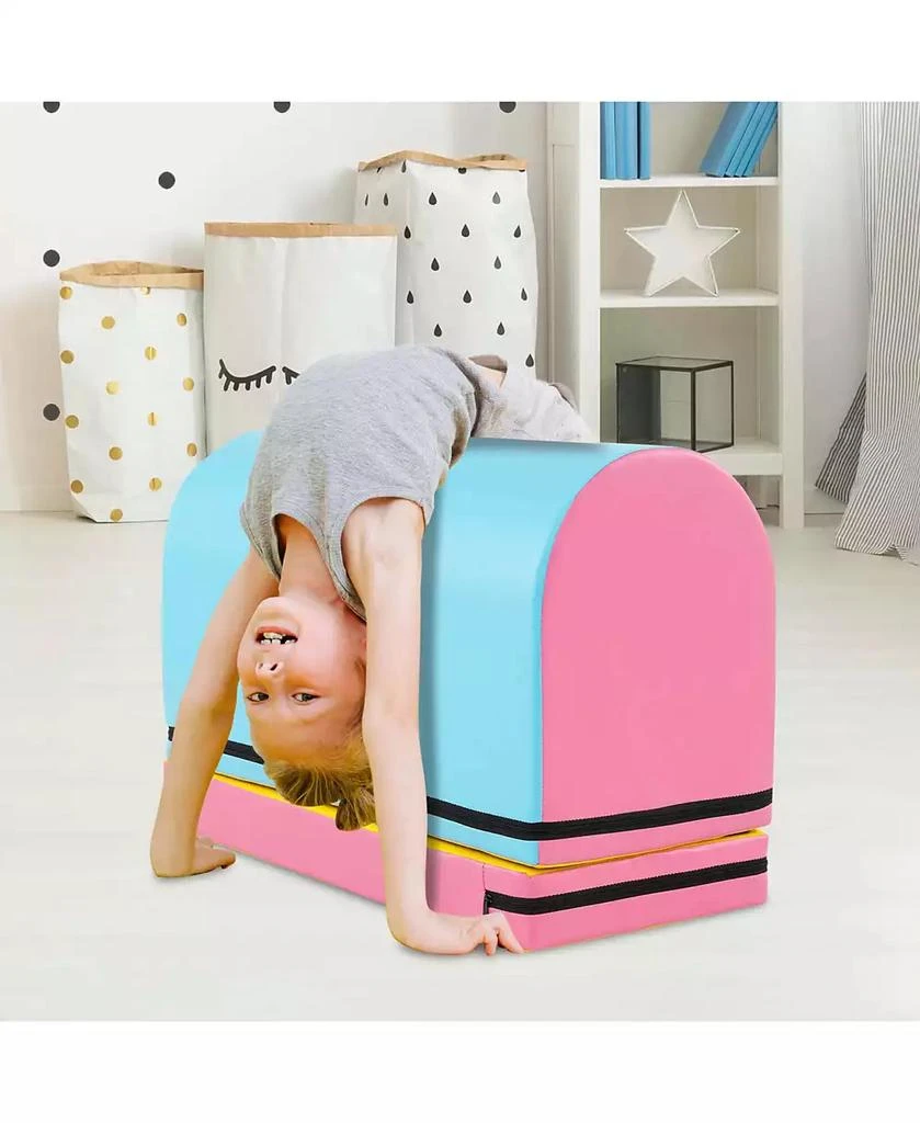 Costway Mailbox Tumbling Mat Gymnastics Vaulting Box with Detachable Mat 
Carrying Handle 11