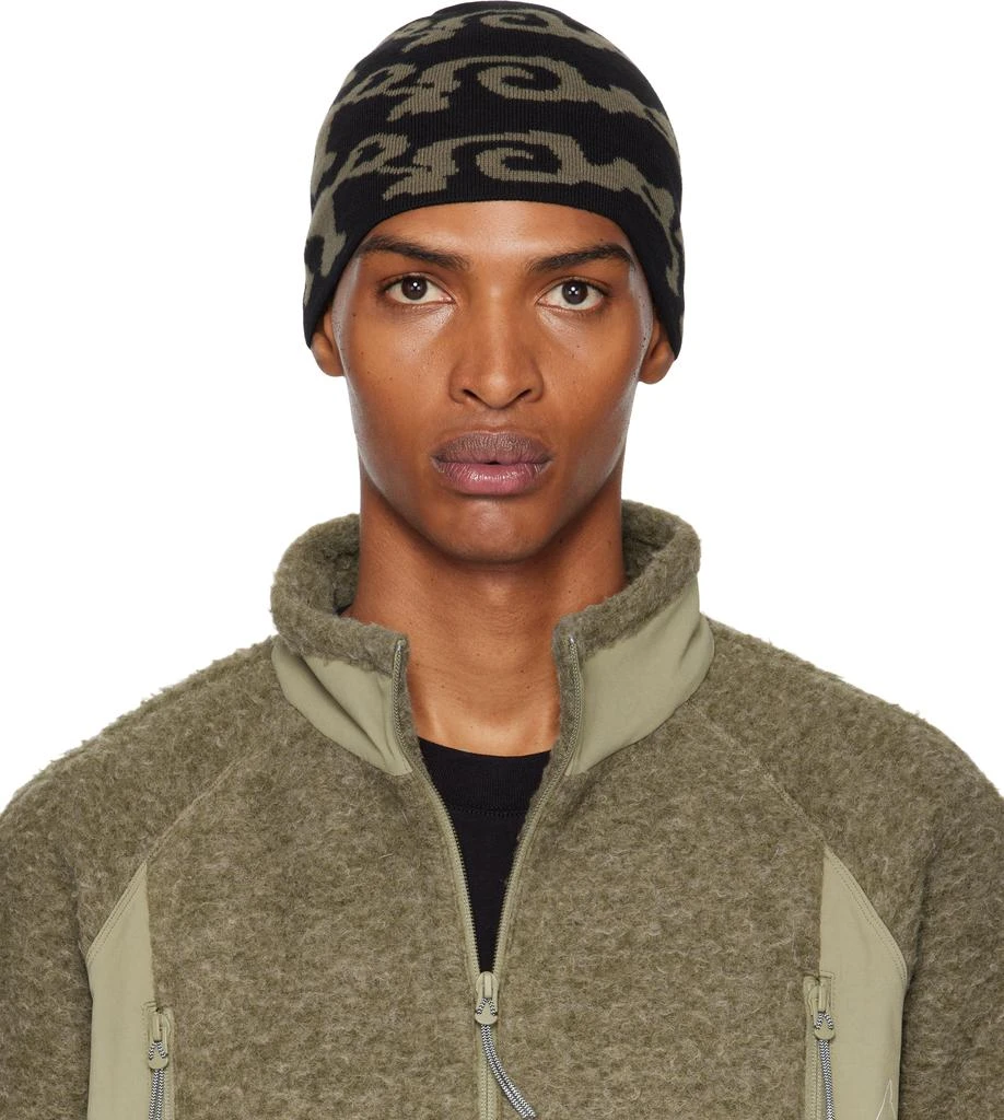 ROA Black Vortex Beanie 1