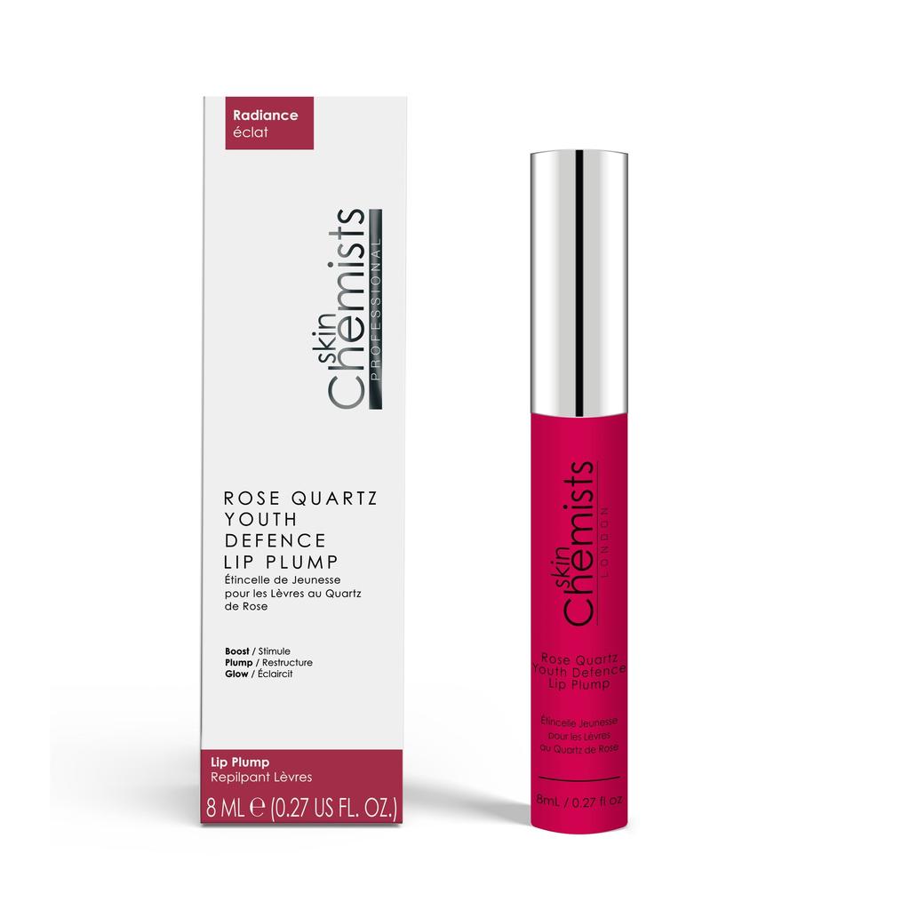 skinChemists Rose Quartz Youth Defence Lip Plump 8ml Twin Value Savings Pack