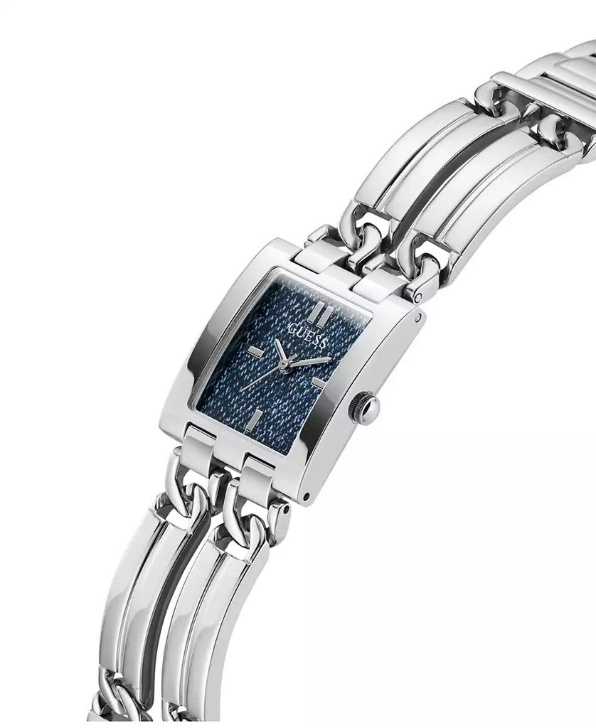 GUESS Women's Analog Silver Steel Watch 24mm 3