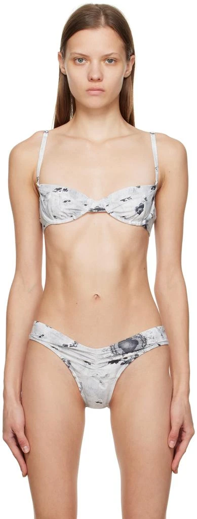 Miaou Gray Bambi Bikini Top 1