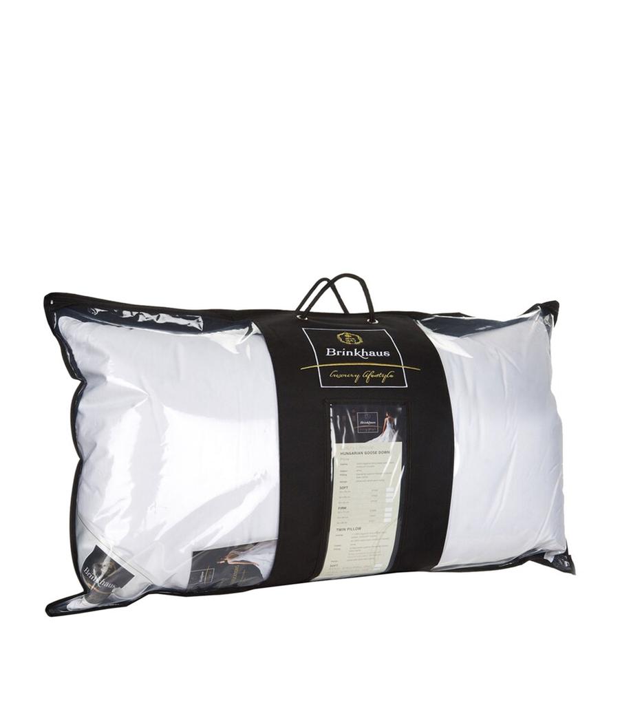 Brinkhaus Hungarian Goose Down Oxford Pillow (50cm x 90cm)