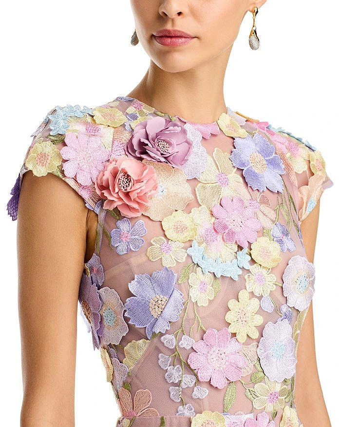 BRONX AND BANCO Jasmine Cap Sleeve Midi Dress 6