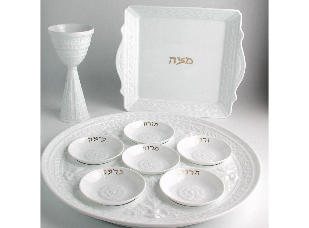 Bernardaud Louvre  Mini Seder Plates, Set of 6 2