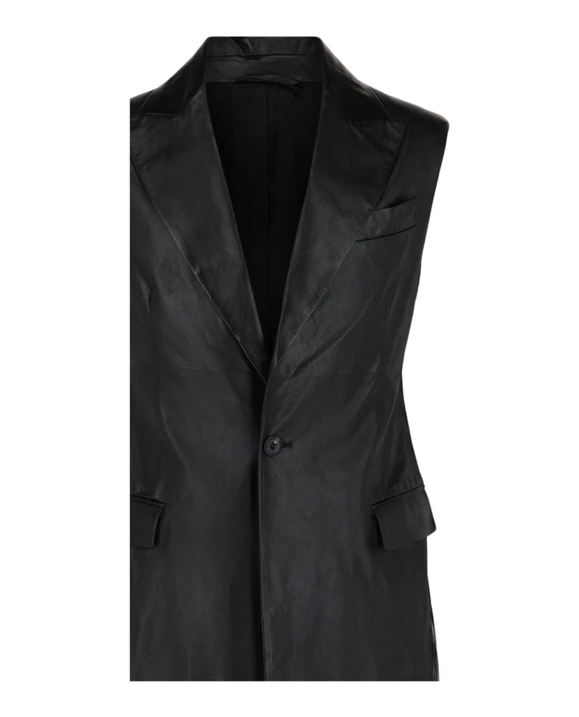 Salvatore Ferragamo Sleeveless Leather Vest 3