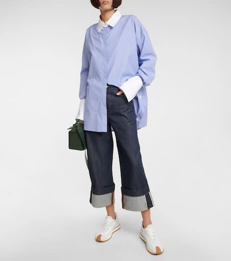 Loewe High-rise cropped jeans 2