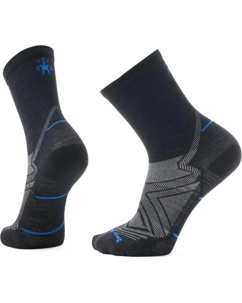SmartWool Men's Smartwool Run Zero Cushion Mid Crew Socks 1