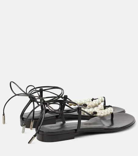 Magda Butrym Faux pearl leather sandals 3