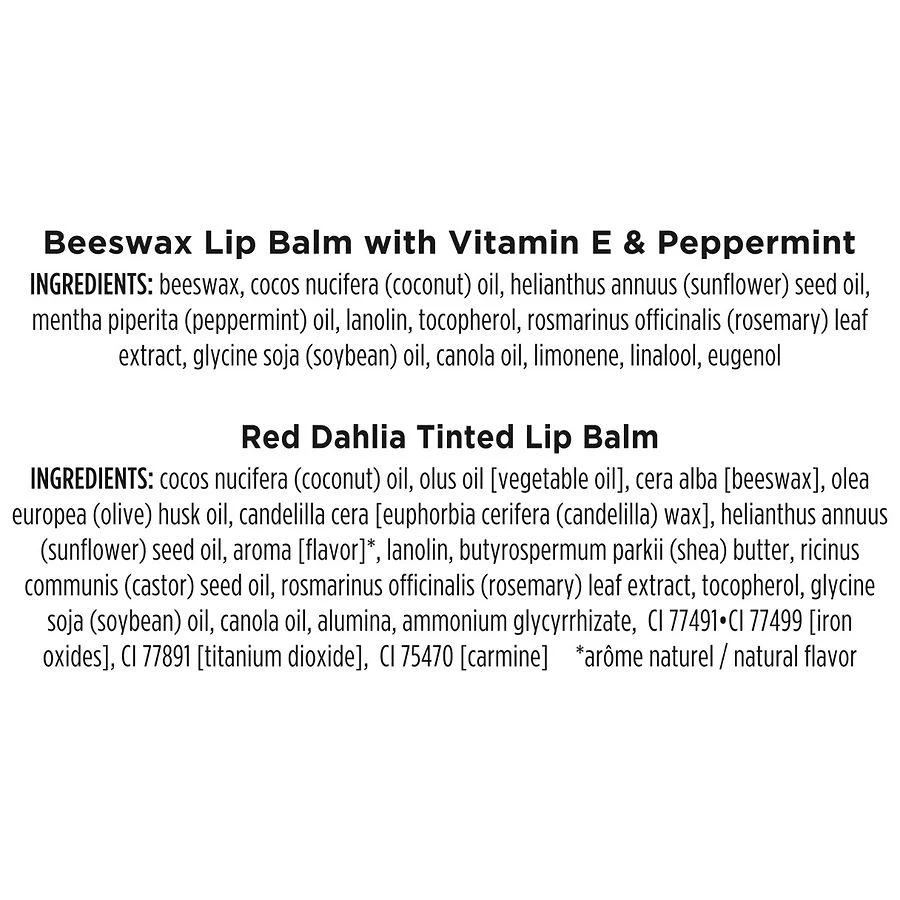 Burt's Bees Lip Balm Gift Set, With Tinted Lip Balm and Lip Balm, Holiday Minis 4