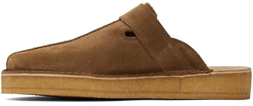 Clarks Tan Trek Mules 3