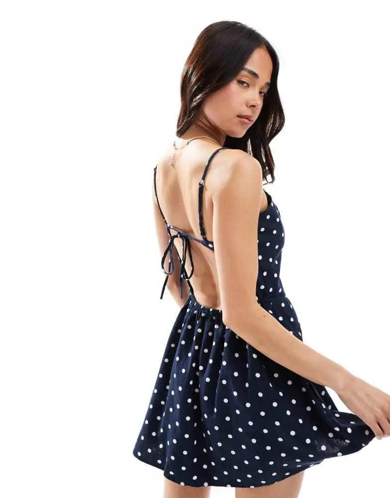 mare mare drop waist fit & flare mini dress Elris Drop Waist Mini Dress
