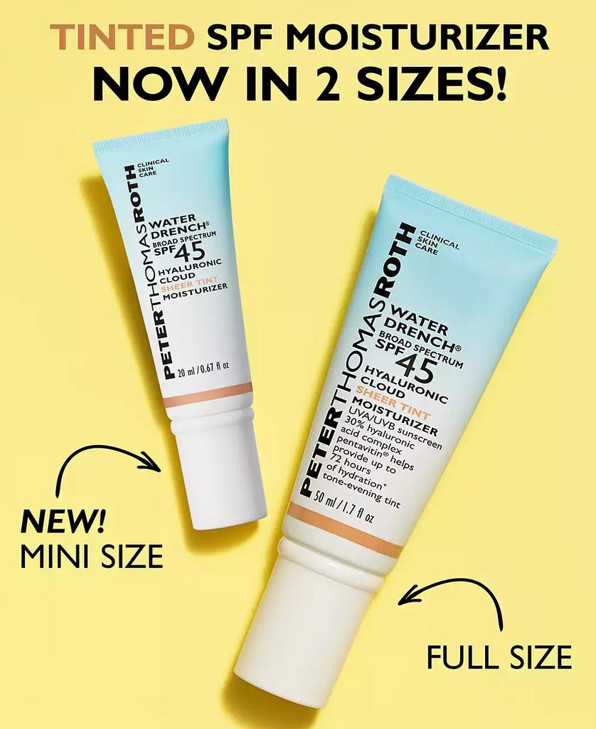Peter Thomas Roth Water Drench Broad Spectrum SPF 45 Hyaluronic Cloud Sheer Tint Moisturizer