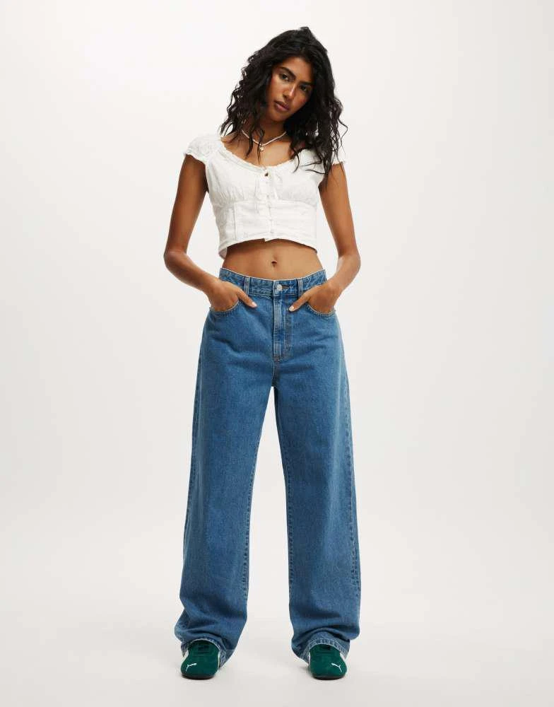Cotton:On Cotton On 91 straight jean in blue - MBLUE 1