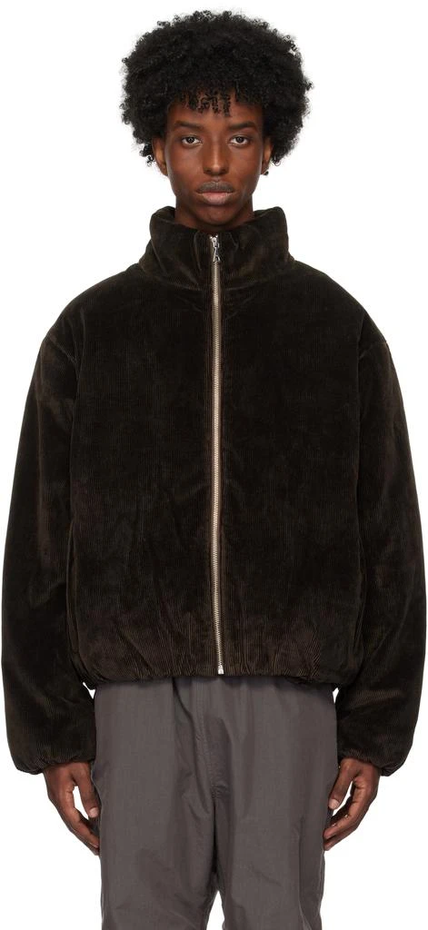 John Elliott Brown Corduroy Puffer Jacket 1