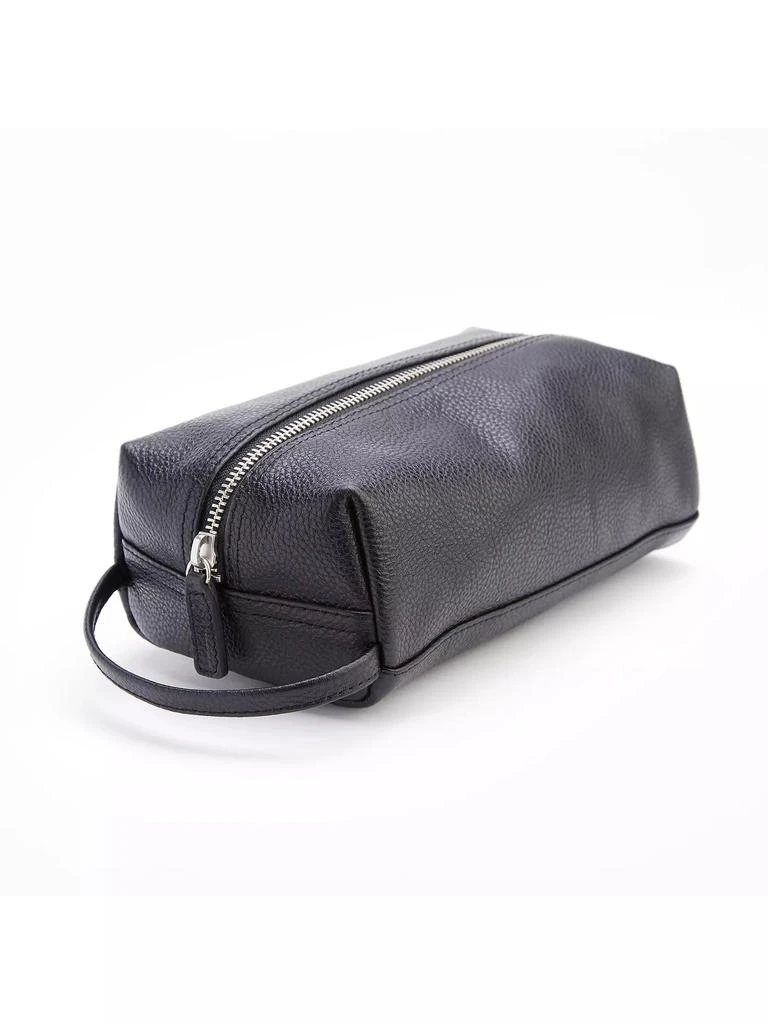 ROYCE New York Compact Leather Toiletry Bag 1