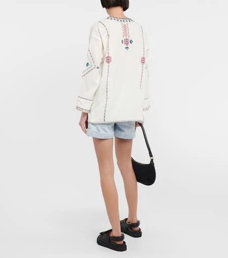 Isabel Marant Clarisa embroidered blouse 3