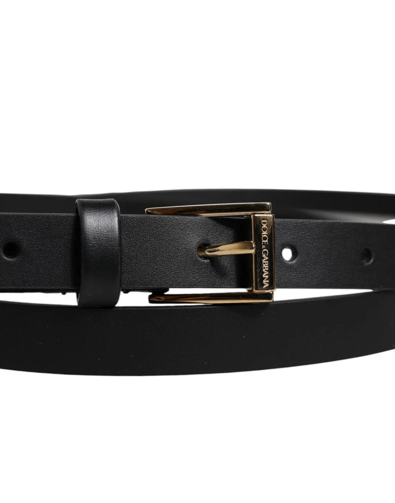 Dolce 
Gabbana Calfskin Classic Metal Logo Buckle Men
s Belt 3