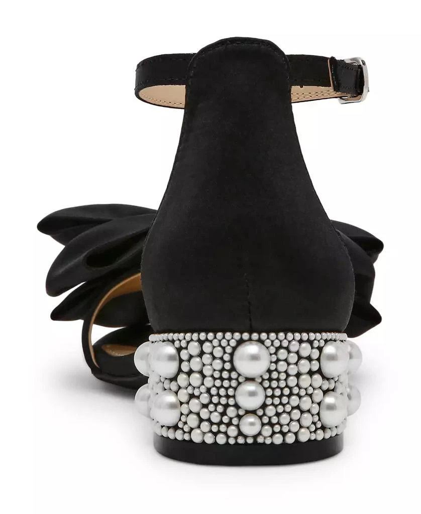 Betsey Johnson Little and Big Girls Lulu Dress Sandal with Pearl Heel 2