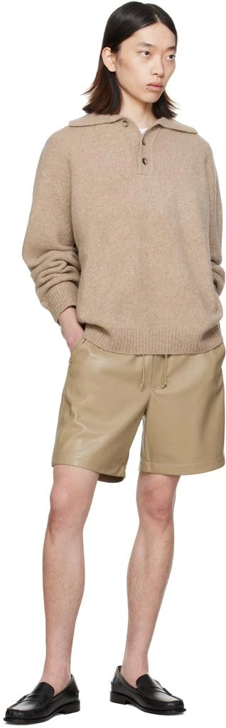 Nanushka Beige Manas Polo 4