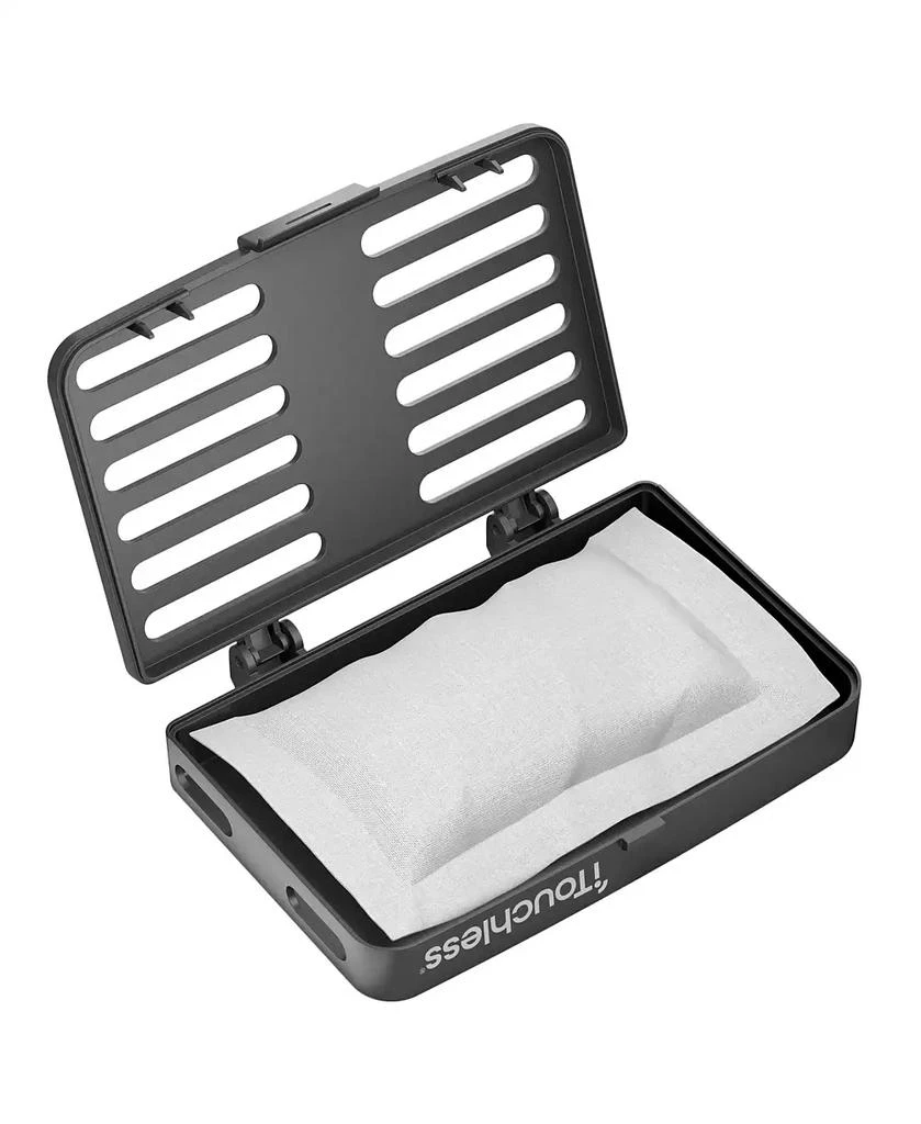 iTouchless AbsorbX Odor Removal Kit Stick On Deodorizer Filters Eliminate Trash Can Diaper Pail Smell 5