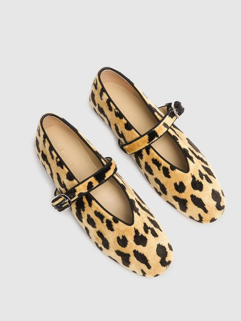 Le Monde beryl 10mm Stella Velvet Mary Jane Flats 2
