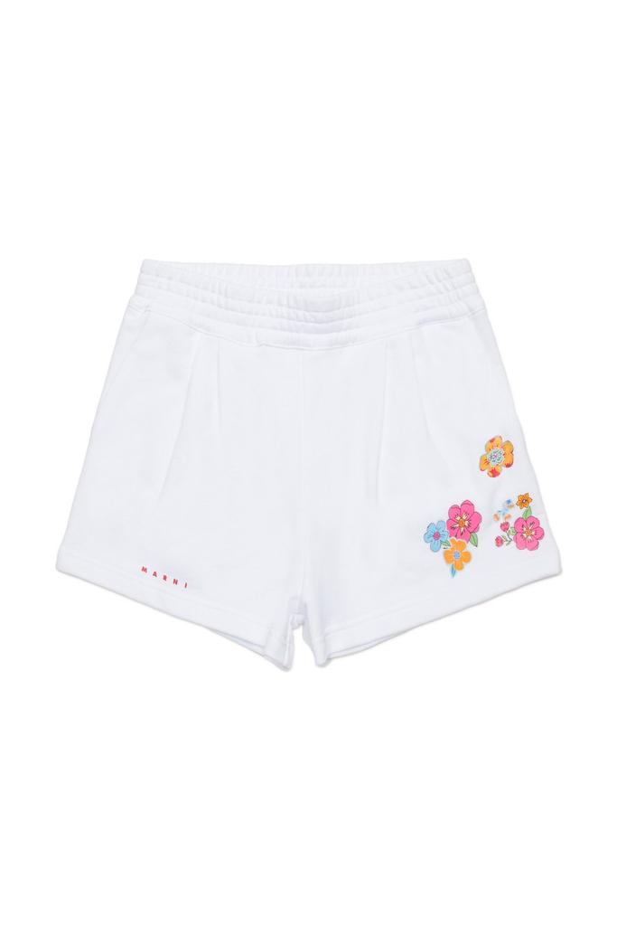 Marni Marni Kids Allover Floral Printed Shorts