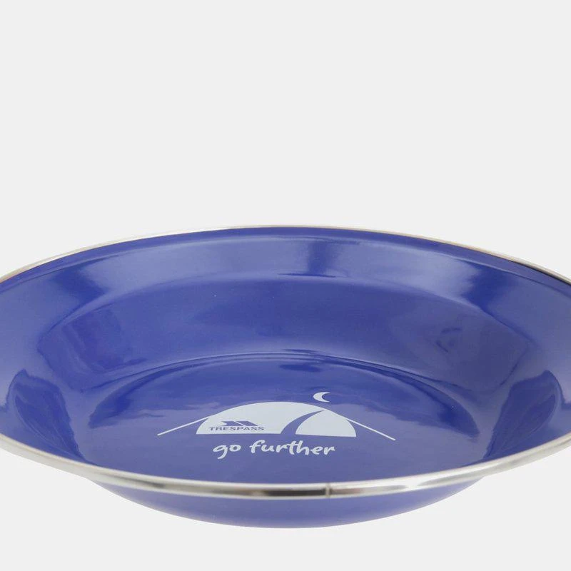 Trespass Trespass Davo Enamel Camping Plate (Blue) (One Size) ONE SIZE 2