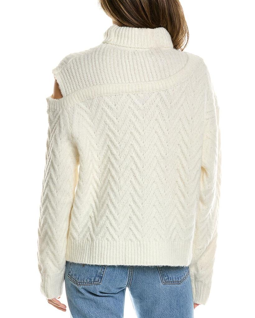 Lea & Viola Lea & Viola Chunky Wool-Blend Sweater